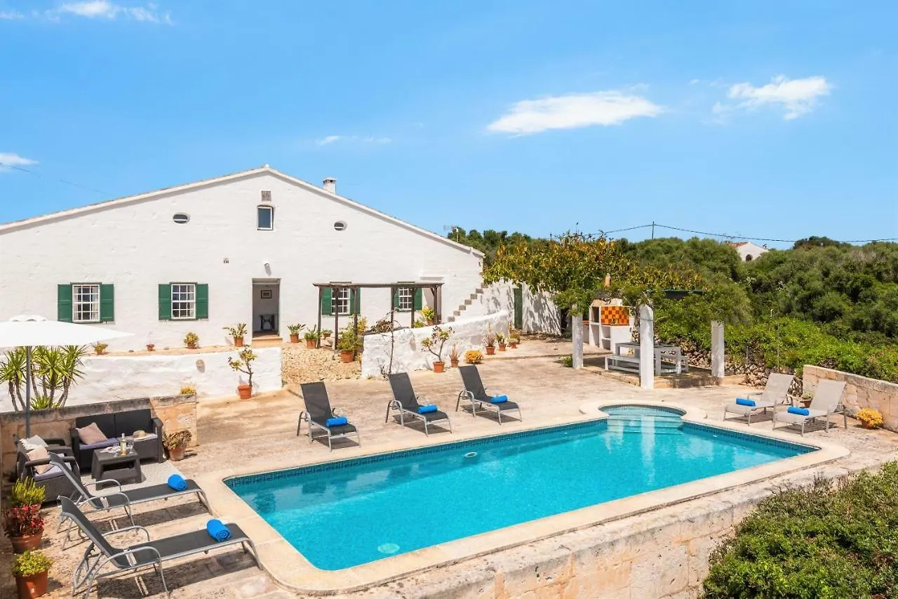 Villa Finca Binicalaf Vell Cala En Porter