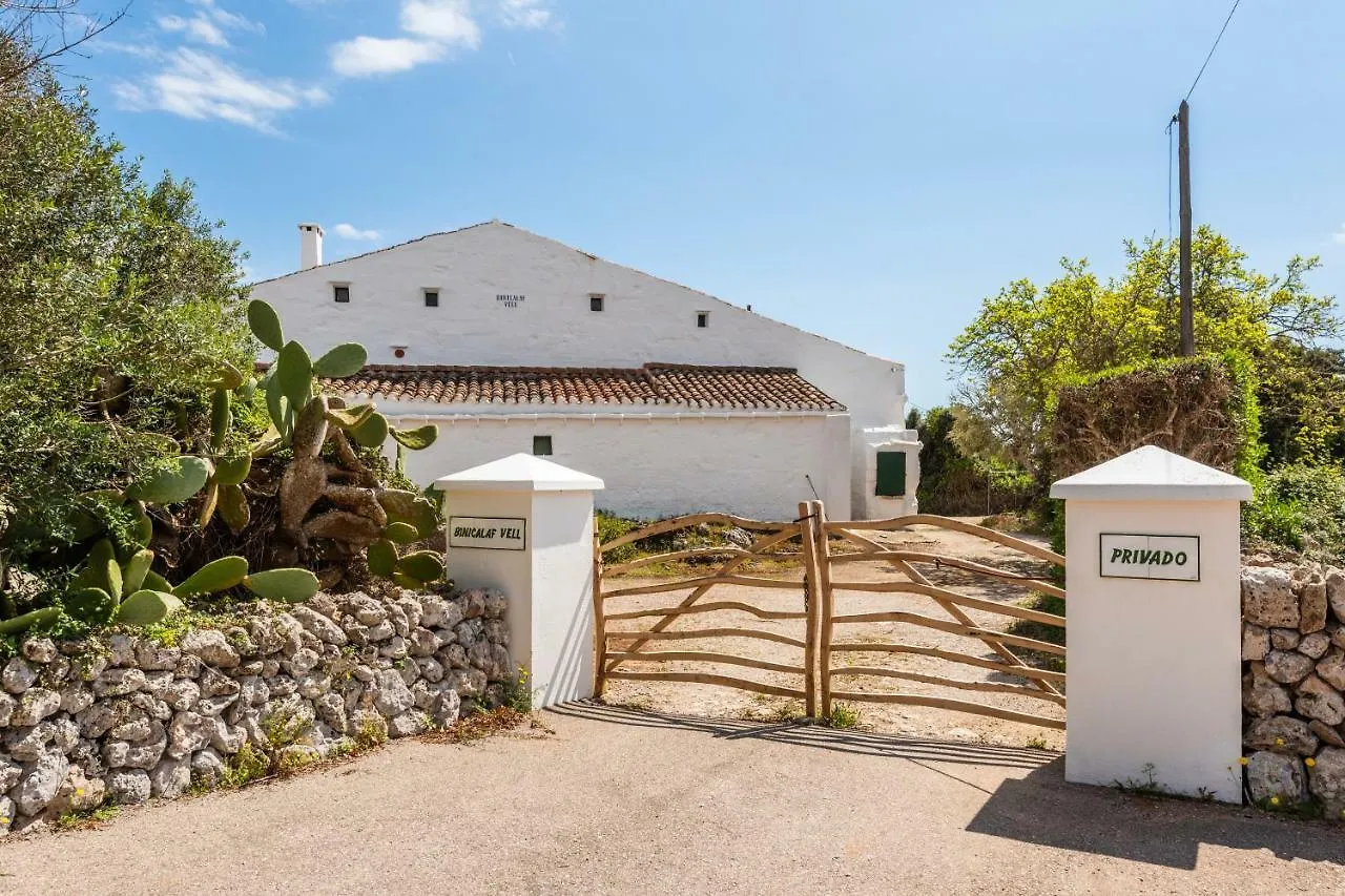 Finca Binicalaf Vell Cala En Porter  Villa